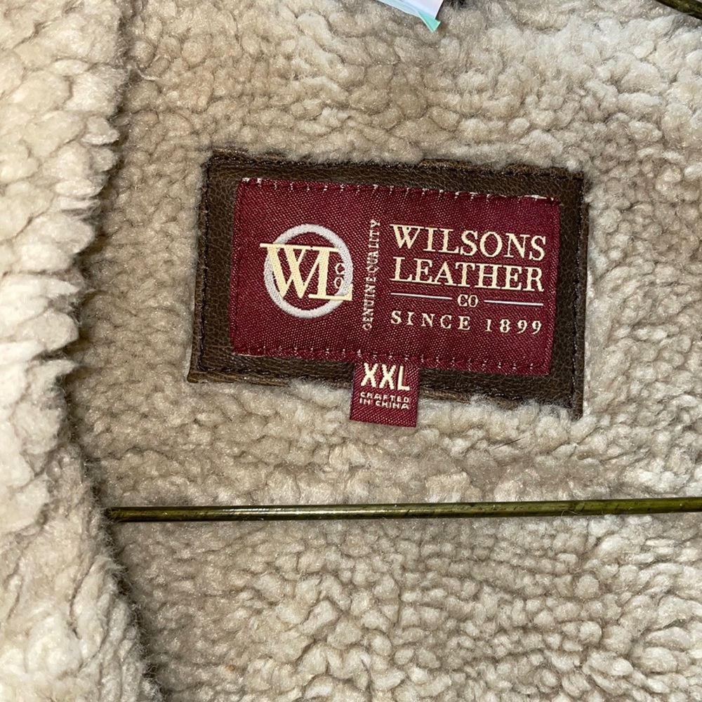 Leather Wilson Bomber Jacket